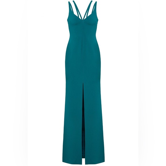 Likely Teal Leslie Trumpet Gown Size 2 - Picture 2 of 11